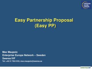 Easy Partnership Proposal (Easy PP)