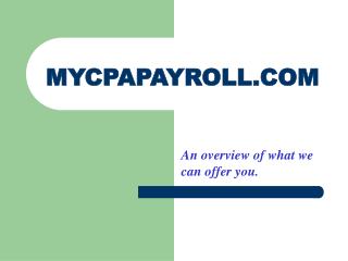 MYCPAPAYROLL.COM
