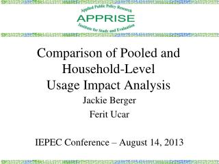Comparison of Pooled and Household-Level Usage Impact Analysis