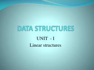 DATA STRUCTURES