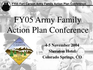 FY05 Army Family Action Plan Conference