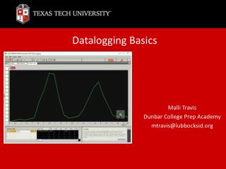 Datalogging Basics