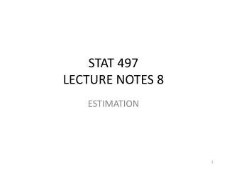 STAT 497 LECTURE NOTES 8