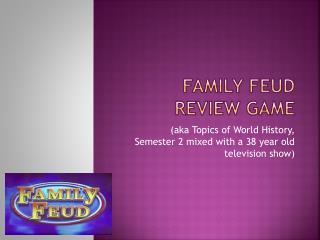 Family Feud Review game