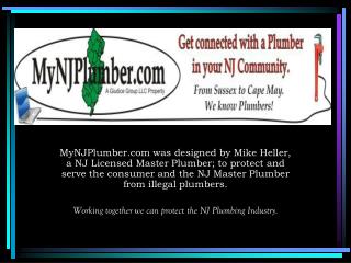 Promote NJ Master Plumbers Only NJ Master Plumbers can list in our directory