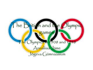 The British and the Olympic games