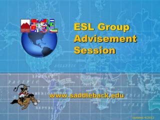 ESL Group Advisement Session