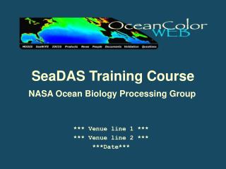 SeaDAS Training Course