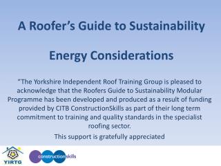 A Roofer’s Guide to Sustainability