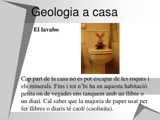 Geologia a casa