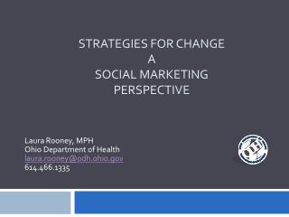 Strategies for Change a social marketing perspective
