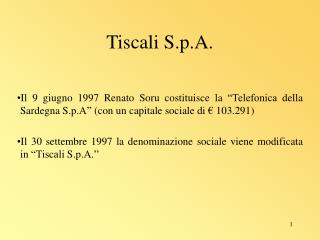 Tiscali S.p.A.