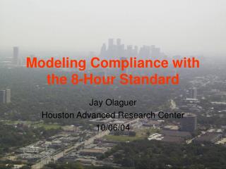 Modeling Compliance with the 8-Hour Standard