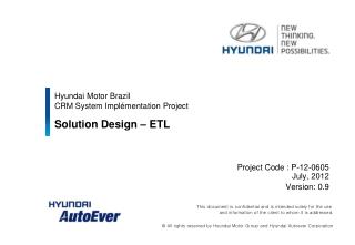 Hyundai Motor Brazil CRM System Implémentation Project