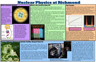 Nuclear Physics at Richmond