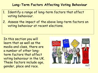 Long-Term Factors Affecting Voting Behaviour