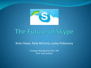 The Future of Skype