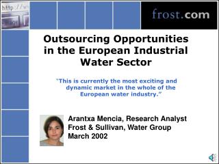 Outsourcing Opportunities in the European Industrial Water Sector