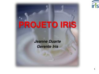 PROJETO IRIS Jeanne Duarte Gerente Iris