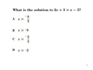 2 equations and inequalities
