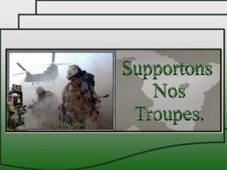 Supportons Nos Troupes.