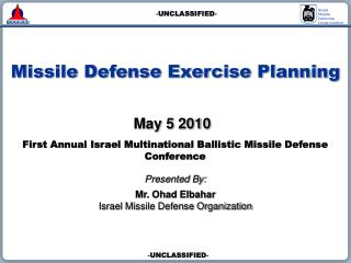 Missile Defense Exercise Planning