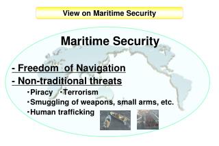 View on Maritime Security