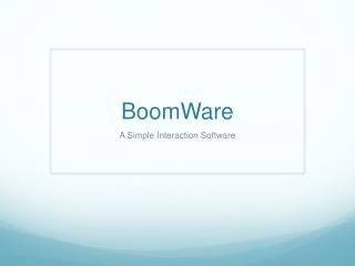 BoomWare