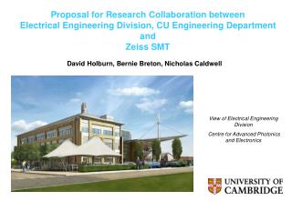 Proposal for Research Collaboration between