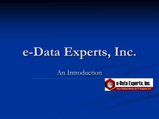 e-Data Experts, Inc.
