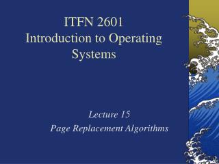 ITFN 2601 Introduction to Operating Systems