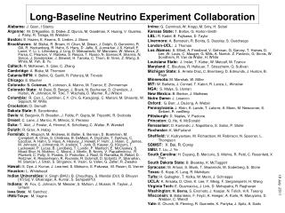 Long-Baseline Neutrino Experiment Collaboration
