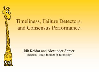 Timeliness, Failure Detectors, and Consensus Performance