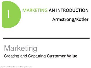 Marketing Creating and Capturing Customer Value