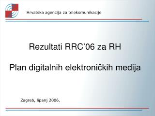 Hrvatska agencija za telekomunikacije