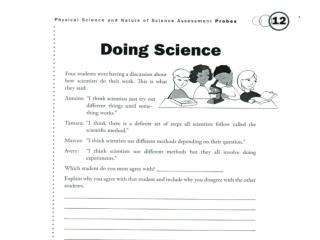 The Scientific Method Chapter 1 Section 2