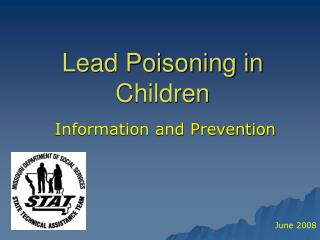 Lead Poisoning in Children