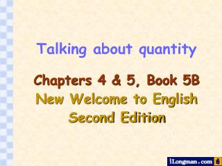 Talking about quantity