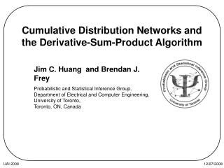 Cumulative Distribution Networks and the Derivative-Sum-Product Algorithm
