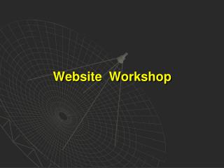 Website Workshop