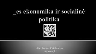 _ es ekonomika ir socialinė politika