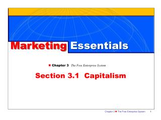 n Chapter 3 The Free Enterprise System
