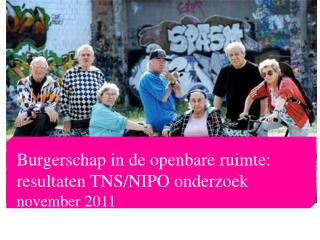 Burgerschap in de openbare ruimte: resultaten TNS/NIPO onderzoek november 2011