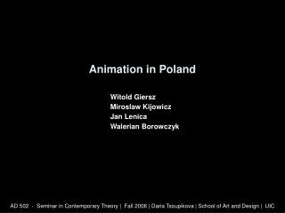 Animation in Poland
