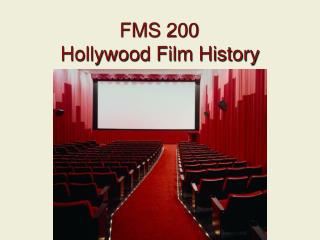 FMS 200 Hollywood Film History