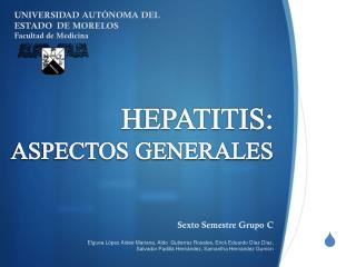 HEPATITIS: ASPECTOS GENERALES