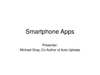 Smartphone Apps