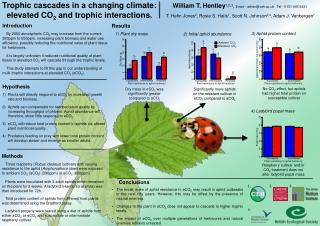 Trophic cascades in a changing climate: elevated CO 2 and trophic interactions.