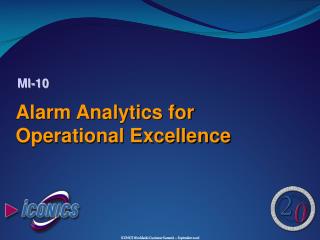 Alarm Analytics for Operational Excellence