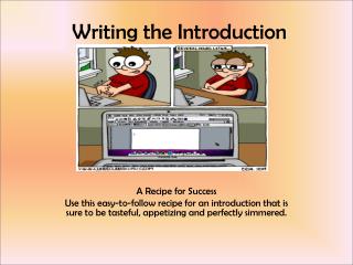 Writing the Introduction